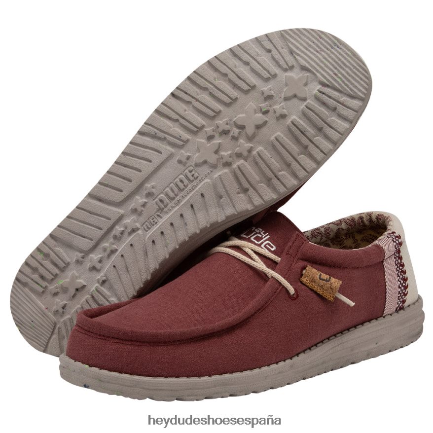 Hey Dude wally lino ladrillo natural hombres TP4X2B125