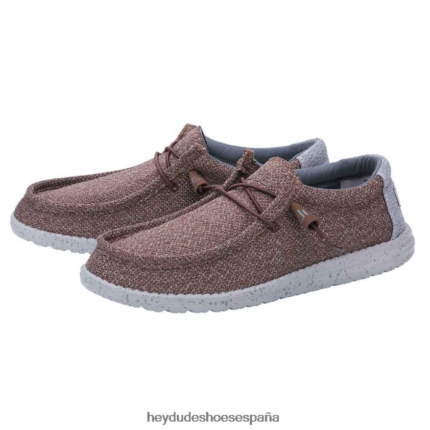 Hey Dude wally sox funk marrón gris hombres TP4X2B141