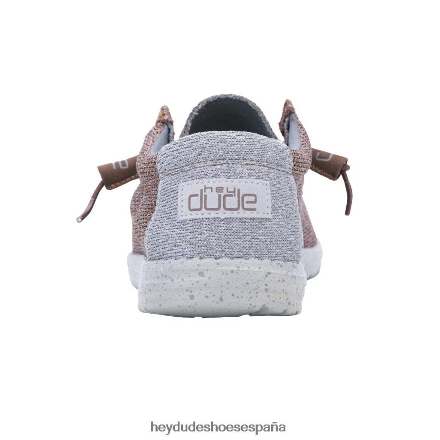 Hey Dude wally sox funk marrón gris hombres TP4X2B141