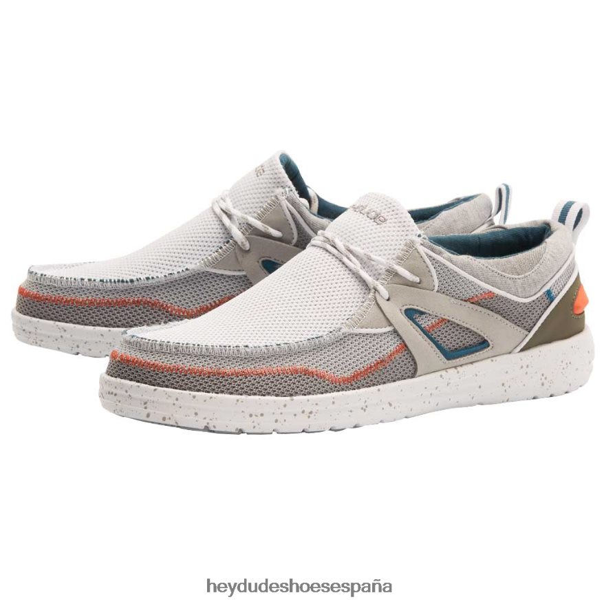 Hey Dude wally tormenta blanco gris hombres TP4X2B128