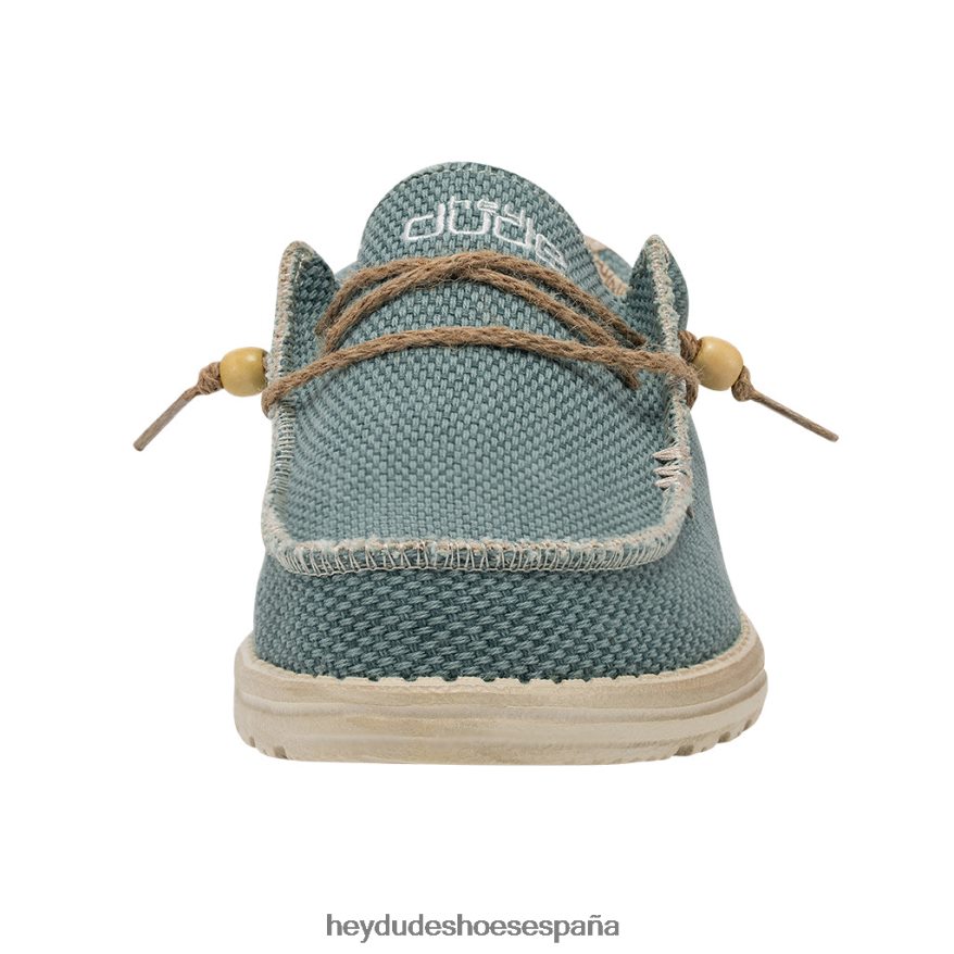 Hey Dude wally trenzado aqua hombres TP4X2B107