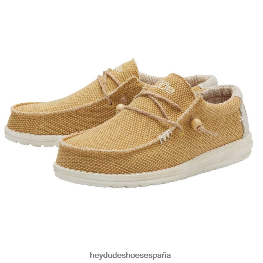 Hey Dude wally trenzado ocra hombres TP4X2B106