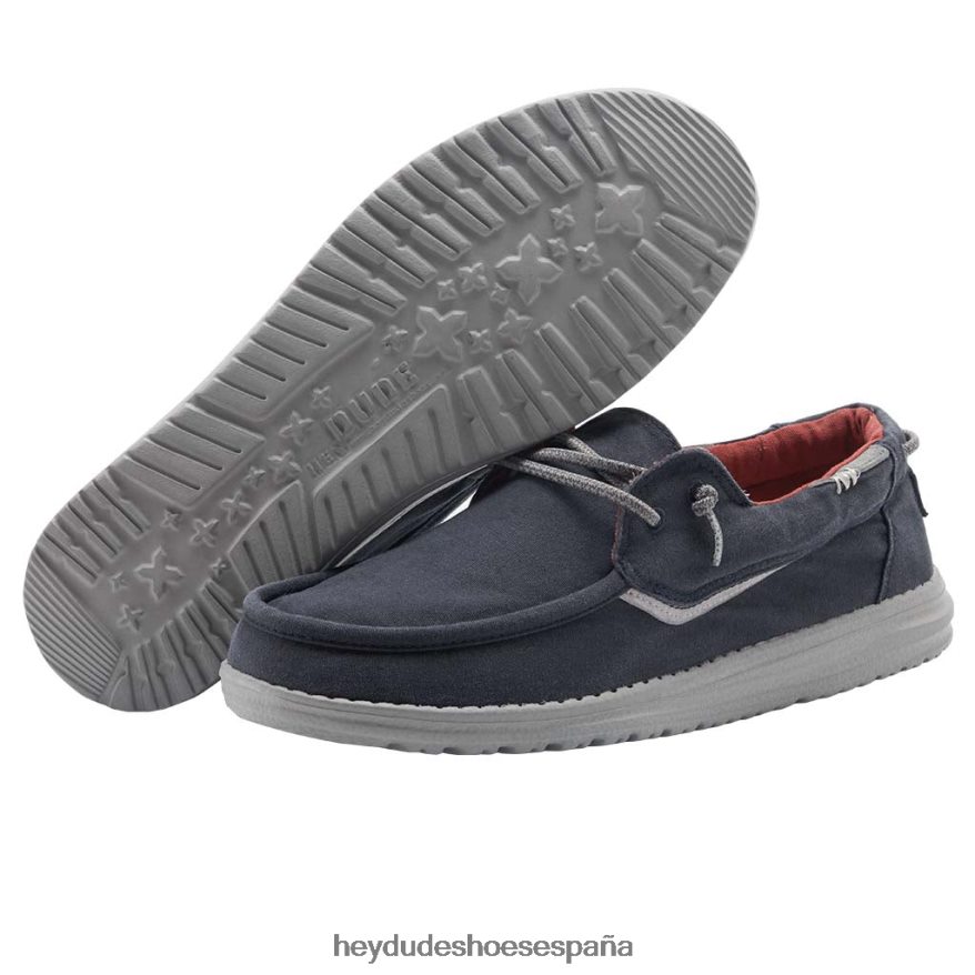 Hey Dude azul marino lavado galés hombres TP4X2B145
