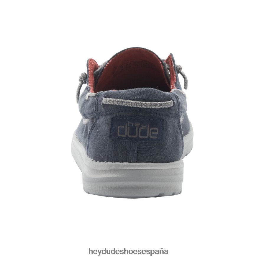 Hey Dude azul marino lavado galés hombres TP4X2B145