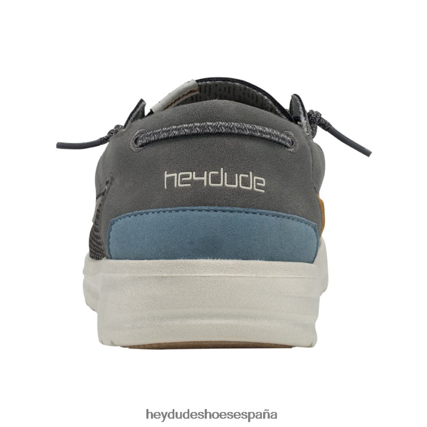 Hey Dude puño galés acero gris hombres TP4X2B150