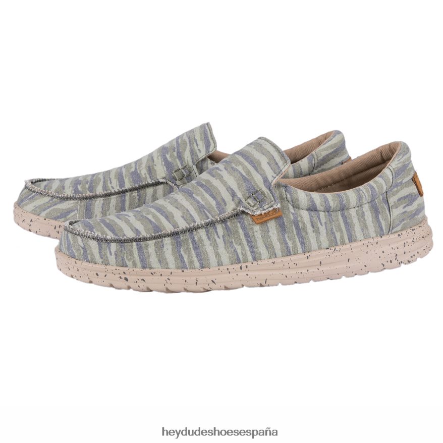 Hey Dude estampado mikka camuflaje salvia hombres TP4X2B170