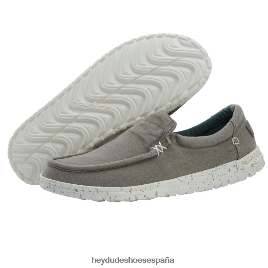 Hey Dude mikka lavado gris oscuro hombres TP4X2B165