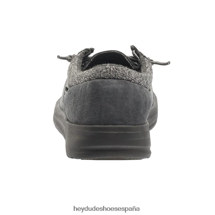 Hey Dude polly grafito negro mujer TP4X2B73