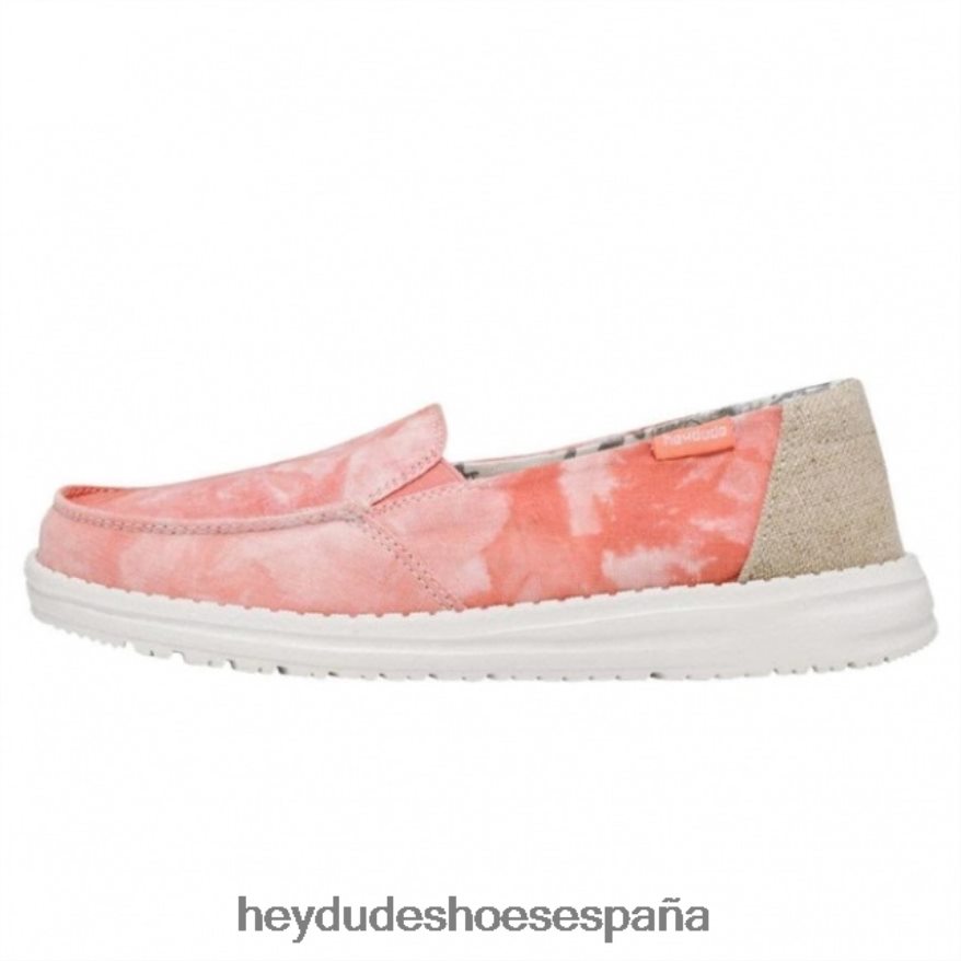 Hey Dude heydude lena teñido anudado melocotón mujer TP4X2B387