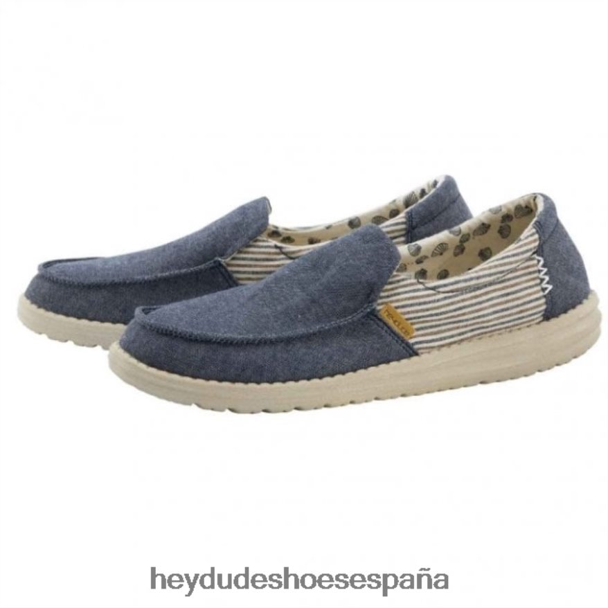 Hey Dude heydude misty barbados lienzo azul mujer TP4X2B394