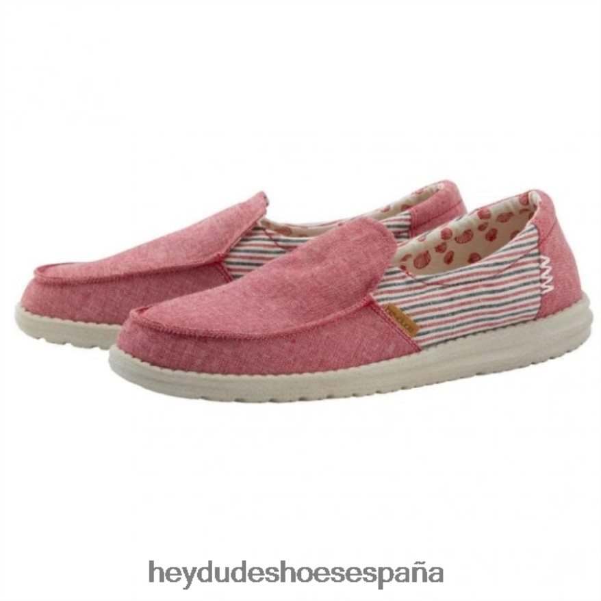 Hey Dude heydude misty barbados lienzo rojo mujer TP4X2B396