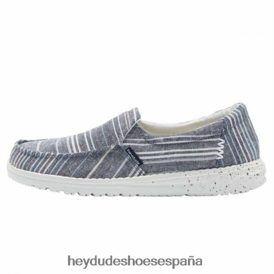 Hey Dude heydude misty chambray rayas azul mujer TP4X2B393