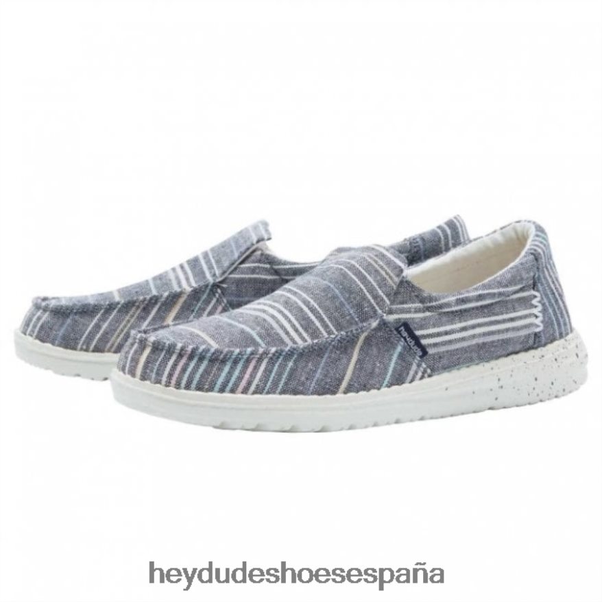 Hey Dude heydude misty chambray rayas azul mujer TP4X2B393