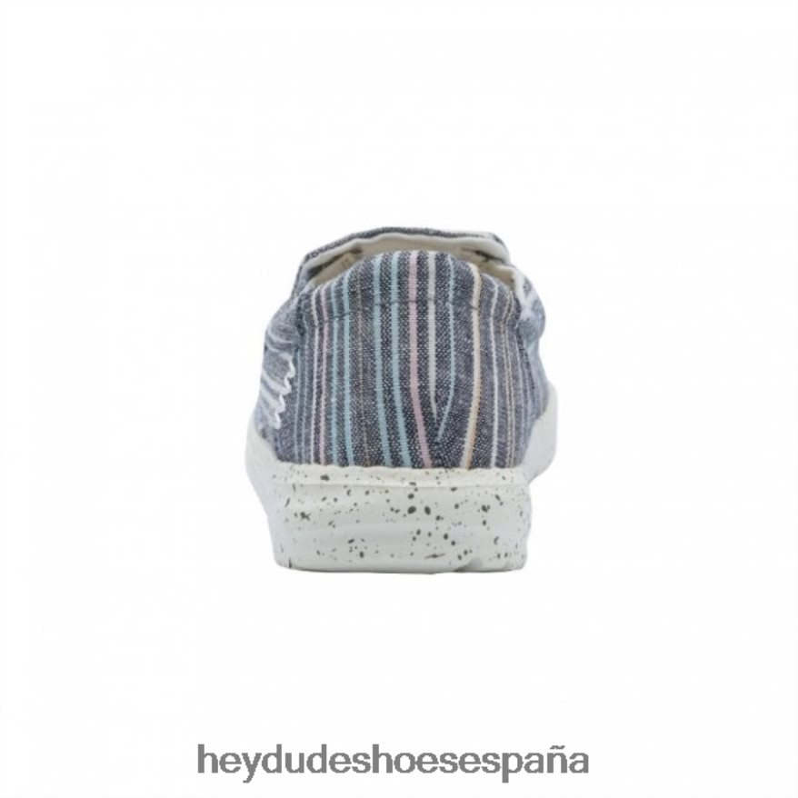 Hey Dude heydude misty chambray rayas azul mujer TP4X2B393