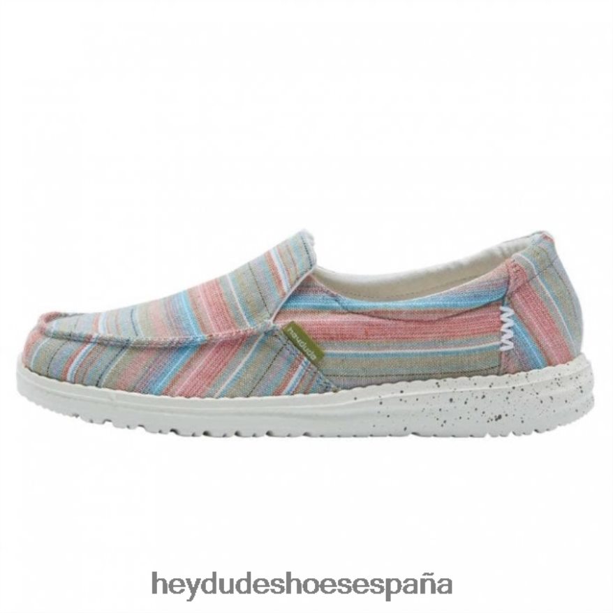 Hey Dude heydude misty chambray rayas hierba mujer TP4X2B397