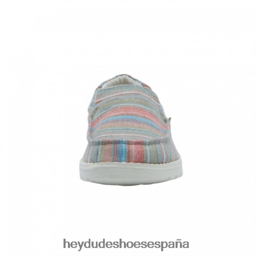 Hey Dude heydude misty chambray rayas hierba mujer TP4X2B397