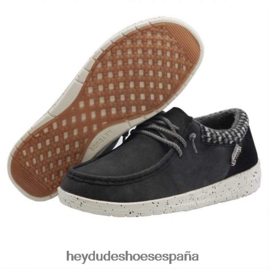 Hey Dude heydude polly cuero reciclado negro mujer TP4X2B474