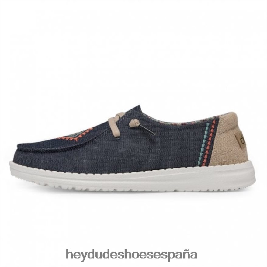 Hey Dude heydude wendy boho océano azul mujer TP4X2B446