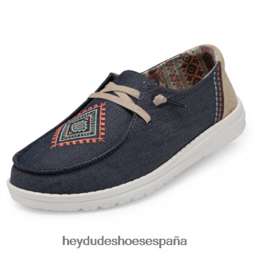 Hey Dude heydude wendy boho océano azul mujer TP4X2B446