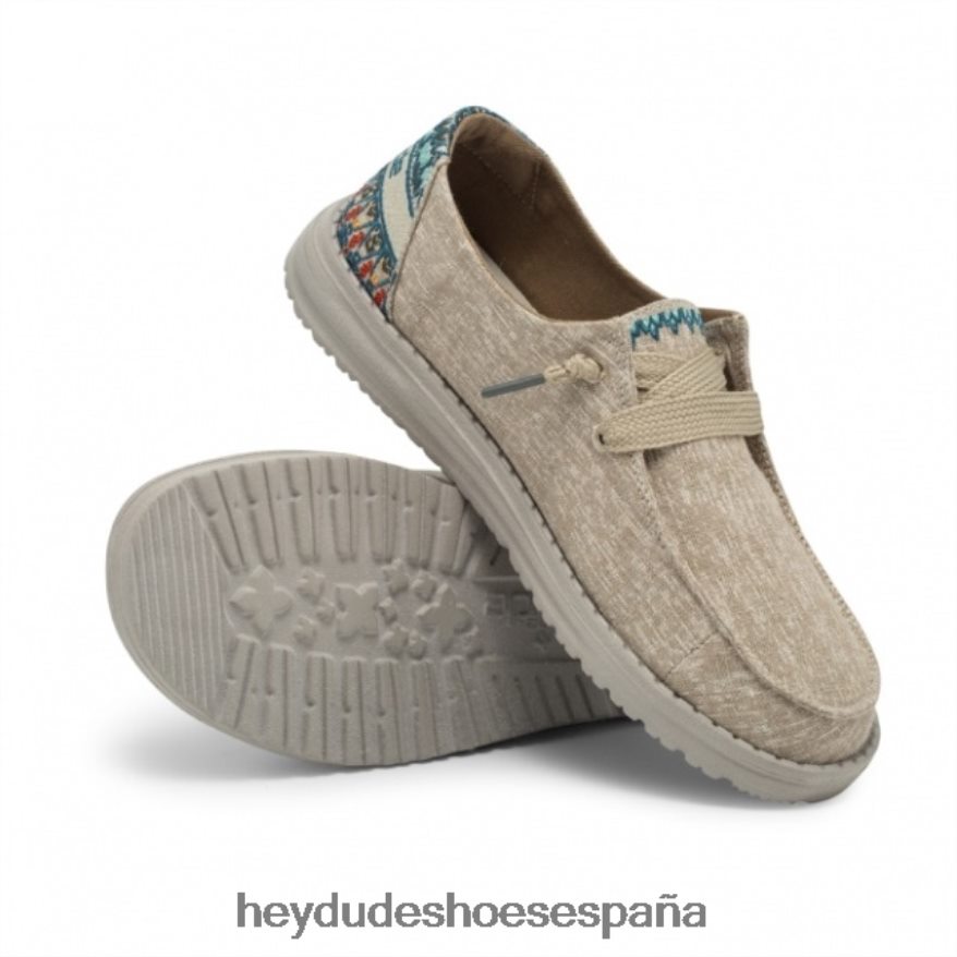 Hey Dude heydude wendy cambray girasol beige mujer TP4X2B413