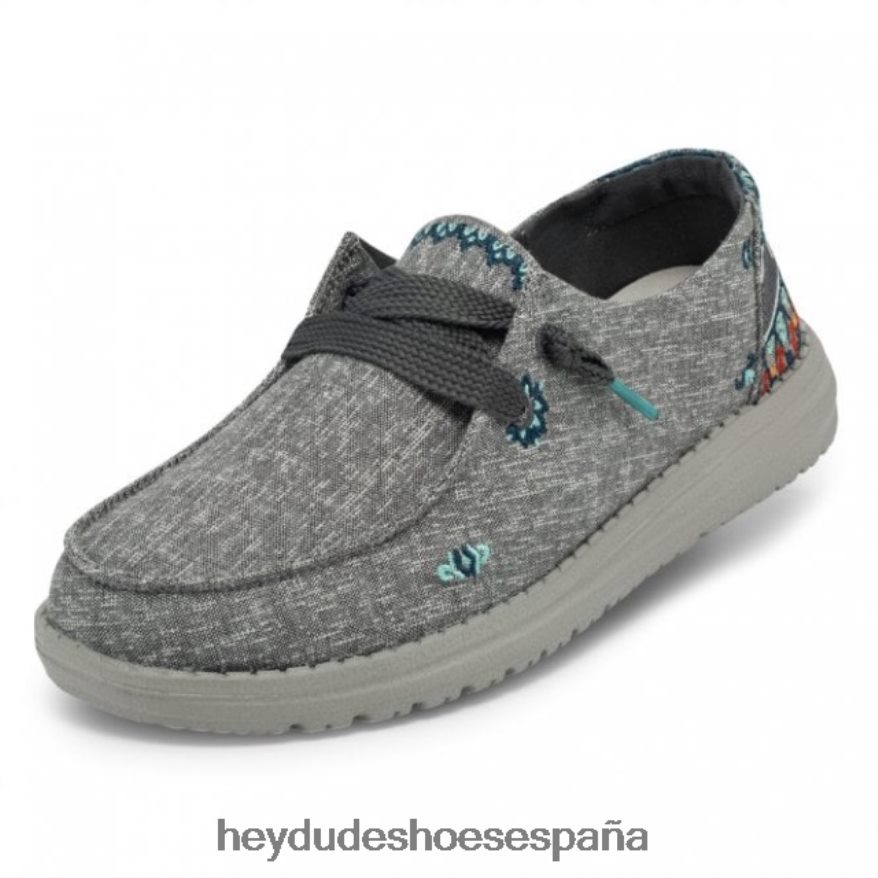 Hey Dude heydude wendy cambray gris tulipán mujer TP4X2B423