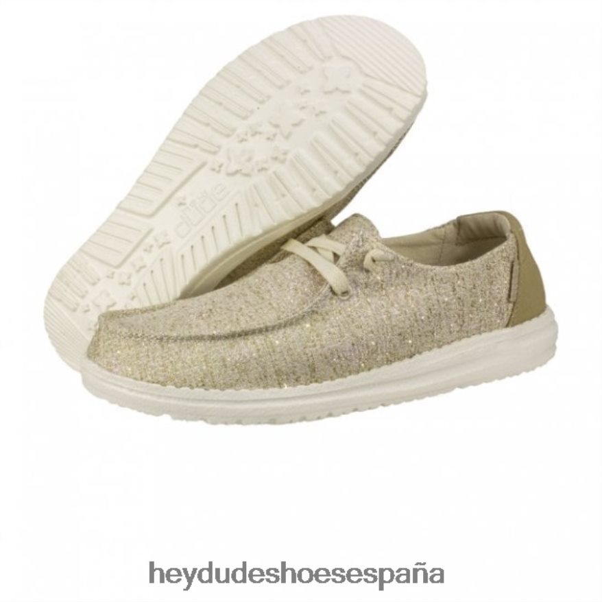 Hey Dude heydude wendy chambray brillo beige mujer TP4X2B481