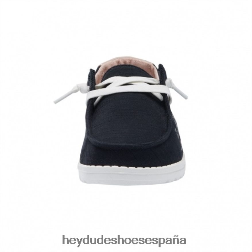 Hey Dude heydude wendy chambray garabato negro mujer TP4X2B461