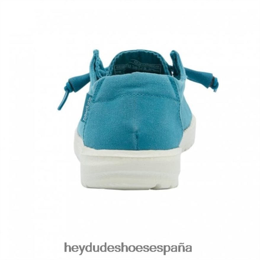 Hey Dude heydude wendy lienzo lavado azur caribe mujer TP4X2B482