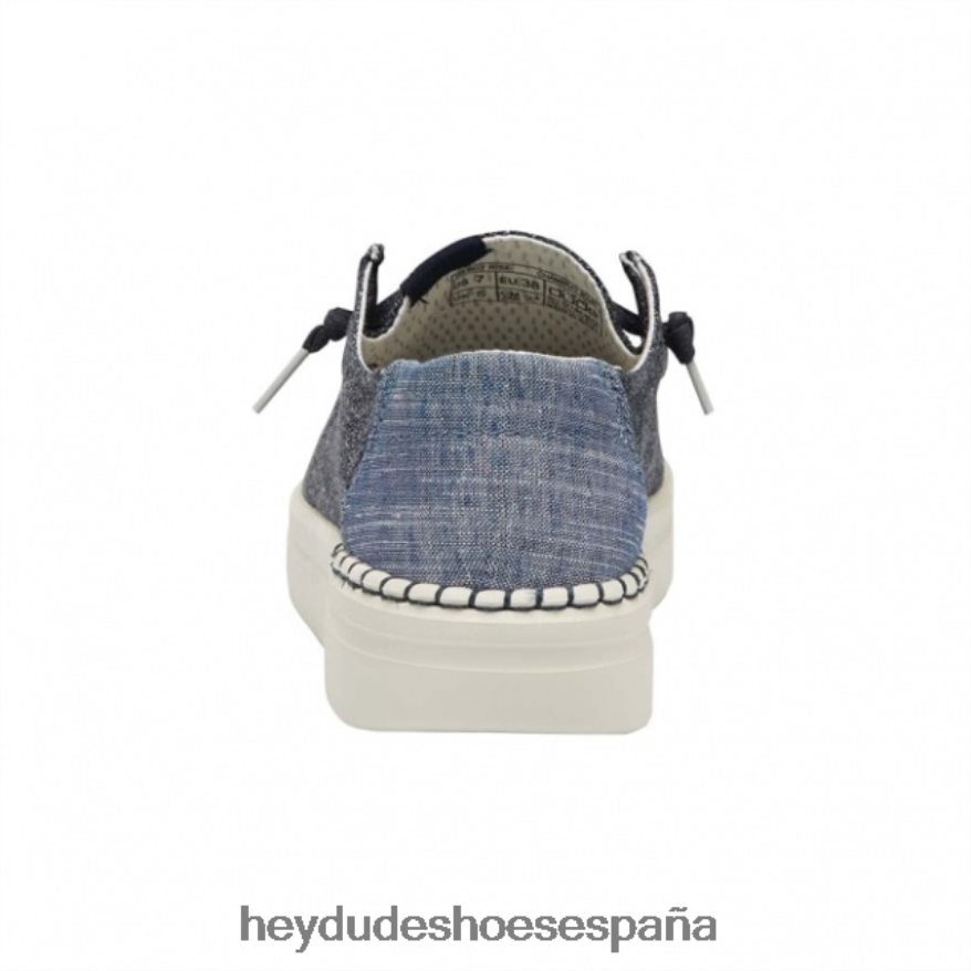 Hey Dude heydude wendy rise cambray azul mujer TP4X2B467