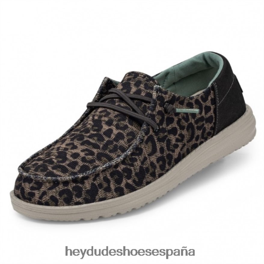 Hey Dude heydude wendy sox leopardo marrón mujer TP4X2B435