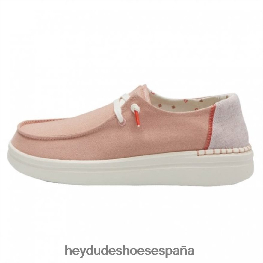Hey Dude heydude wendy subida cambray rosa mujer TP4X2B458