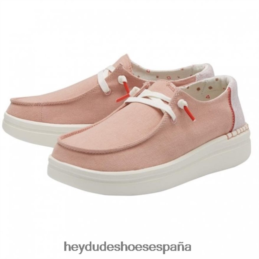 Hey Dude heydude wendy subida cambray rosa mujer TP4X2B458