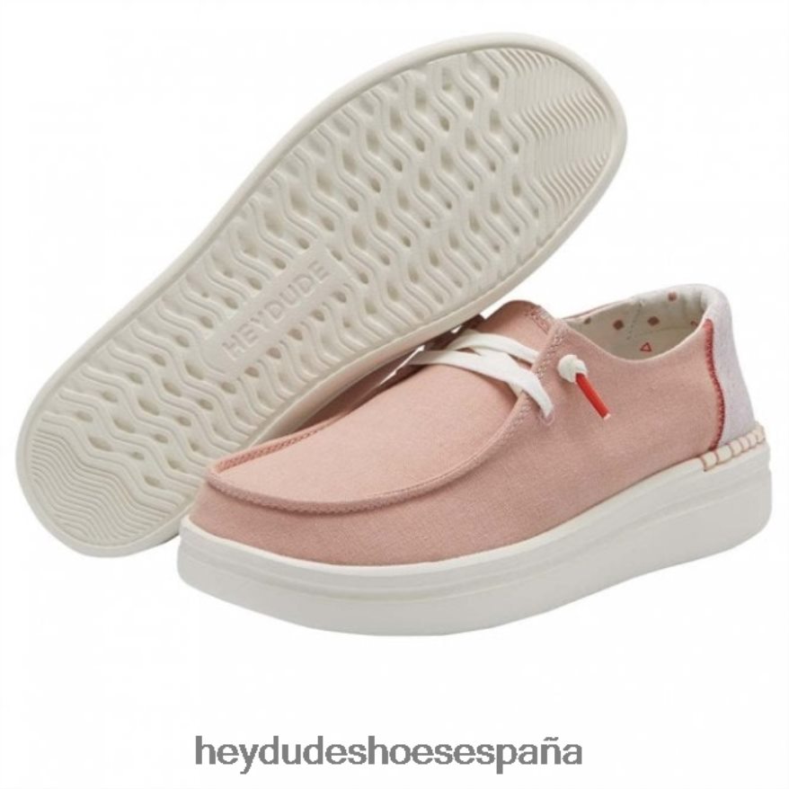 Hey Dude heydude wendy subida cambray rosa mujer TP4X2B458
