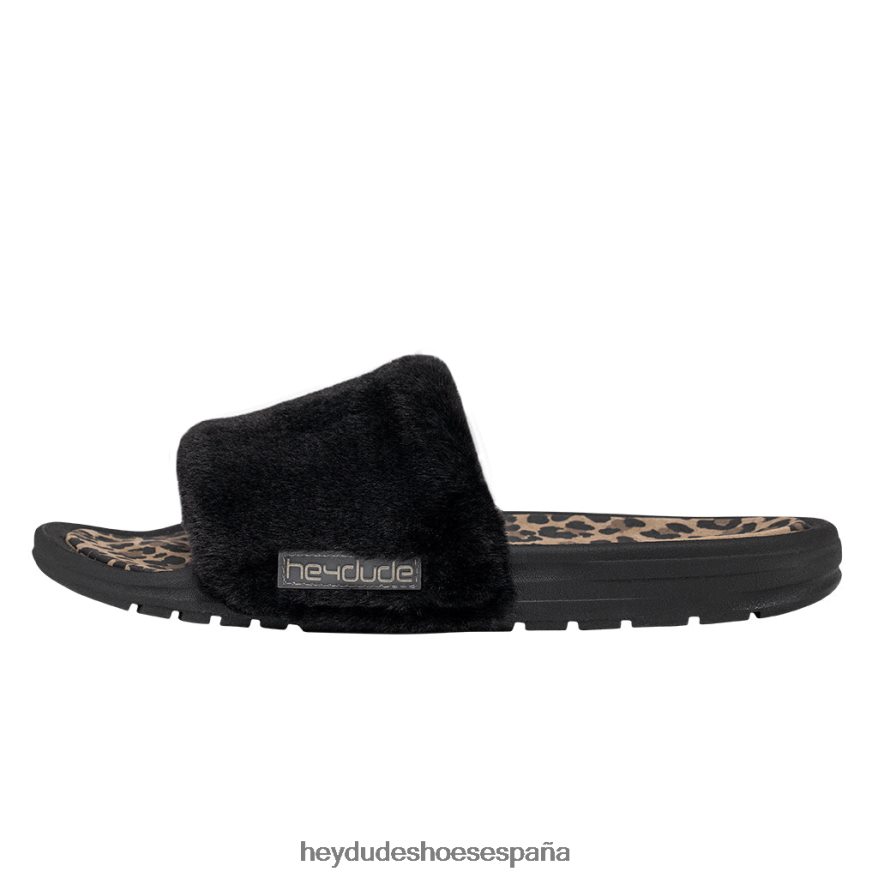 Hey Dude peggy guepardo negro mujer TP4X2B77