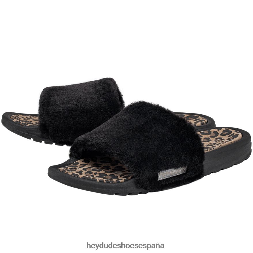 Hey Dude peggy guepardo negro mujer TP4X2B77