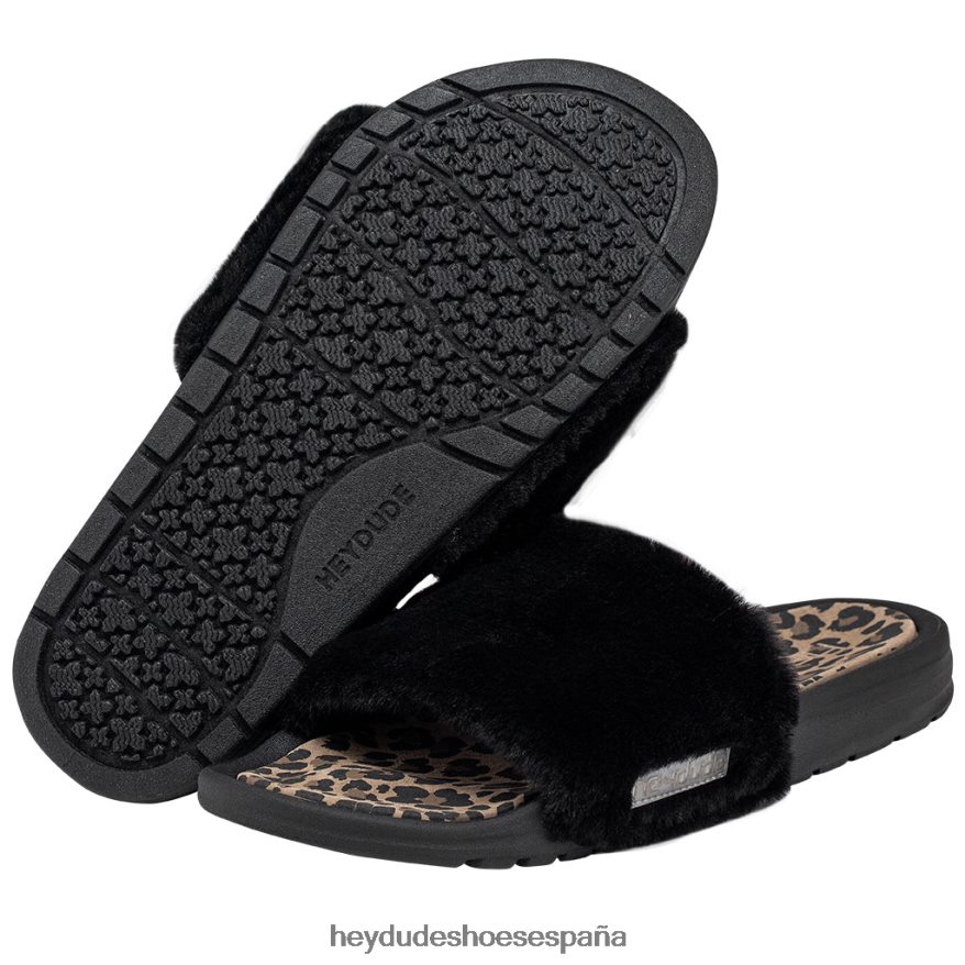 Hey Dude peggy guepardo negro mujer TP4X2B77