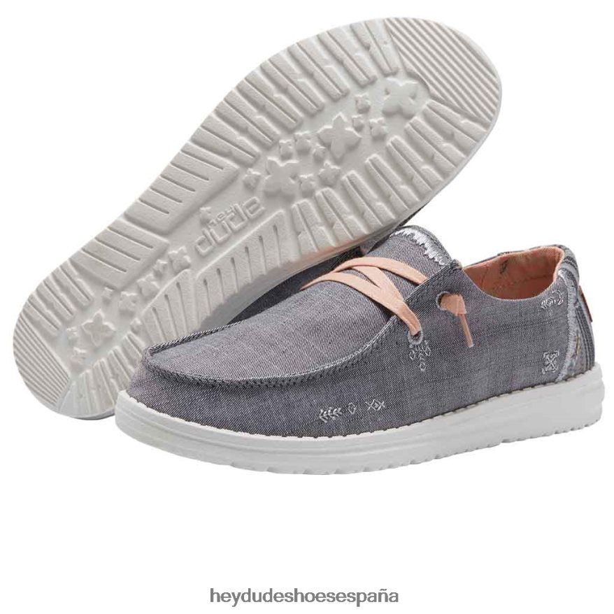 Hey Dude wendy boho gris gris mujer TP4X2B45