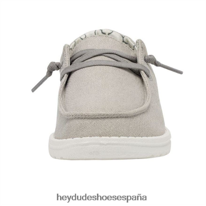 Hey Dude wendy brillante gris perla mujer TP4X2B50