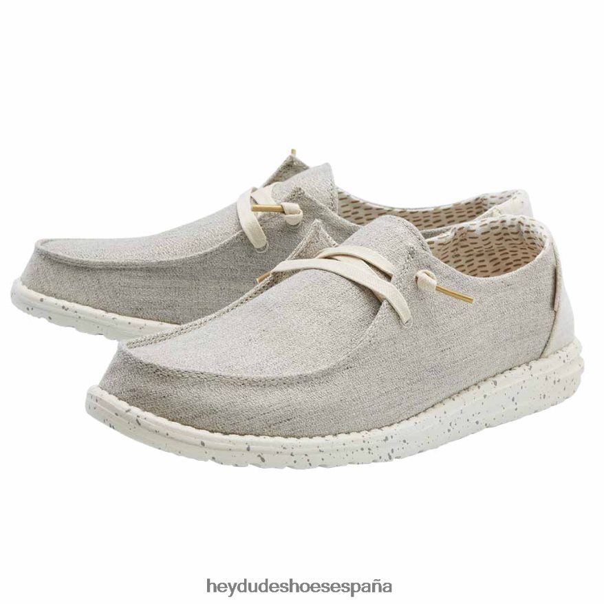 Hey Dude wendy chambray beige brillante mujer TP4X2B40
