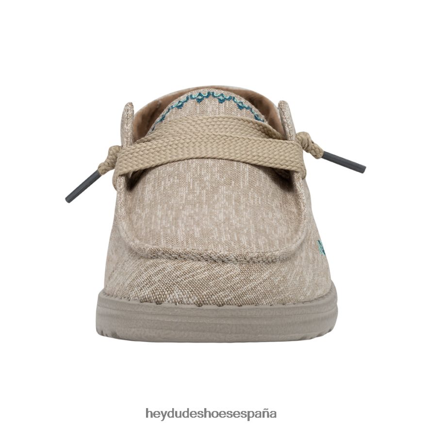 Hey Dude wendy flora girasol beige mujer TP4X2B14