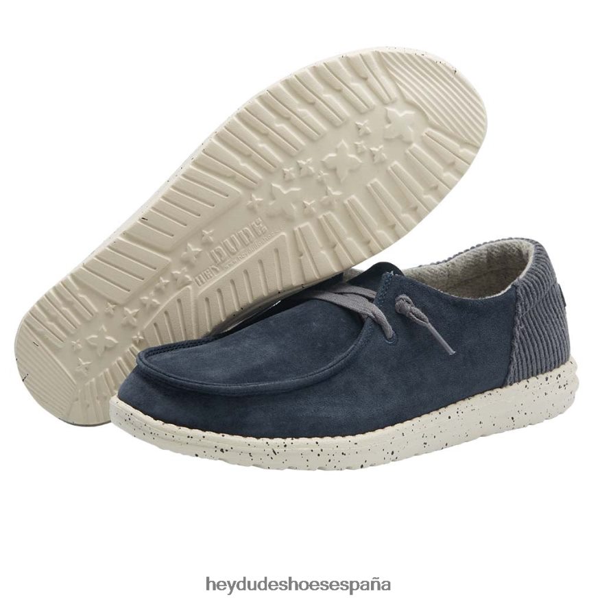 Hey Dude wendy gamuza azul marino mujer TP4X2B48