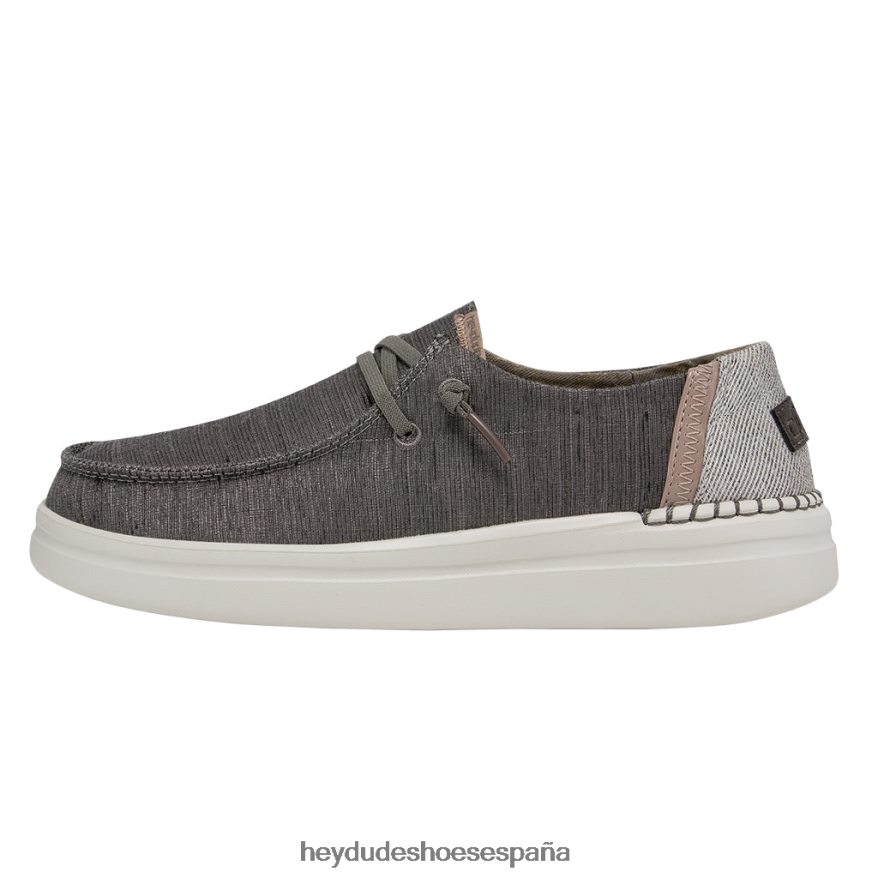 Hey Dude wendy rise chambray granito gris mujer TP4X2B25
