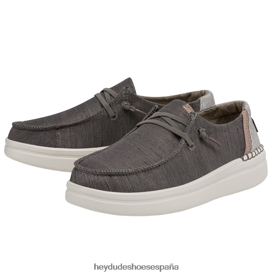 Hey Dude wendy rise chambray granito gris mujer TP4X2B25