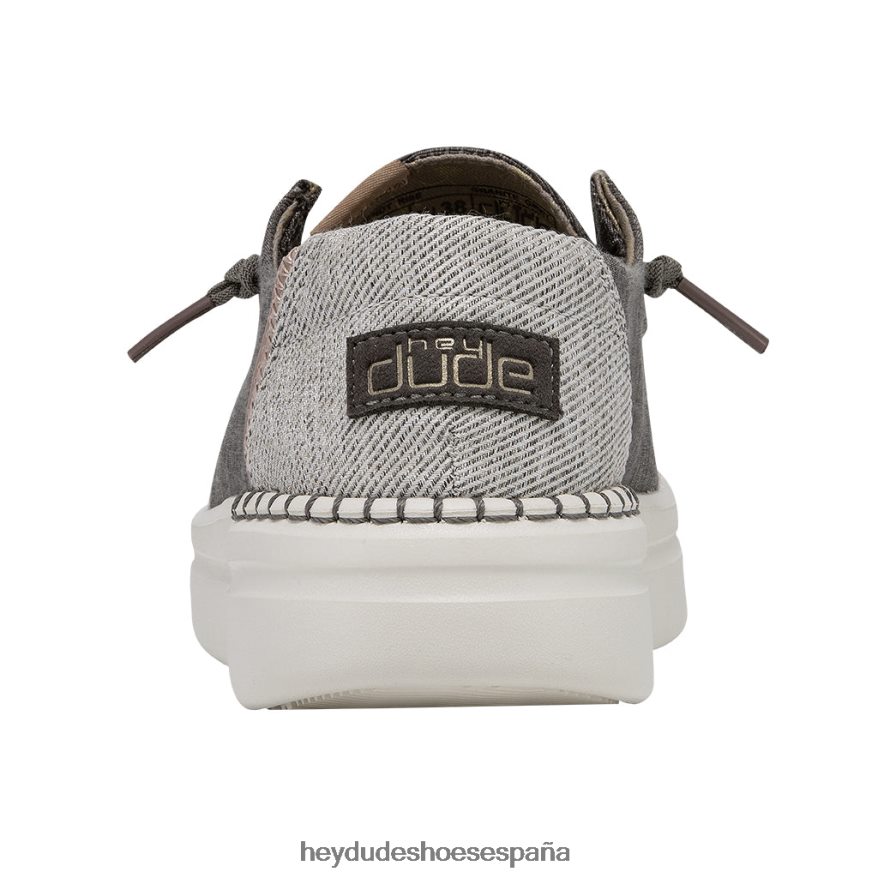 Hey Dude wendy rise chambray granito gris mujer TP4X2B25