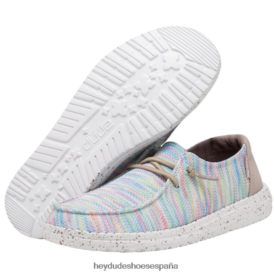 Hey Dude wendy sox aurora blanca mujer TP4X2B32