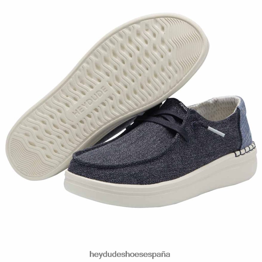 Hey Dude wendy subida cambray azul mujer TP4X2B30