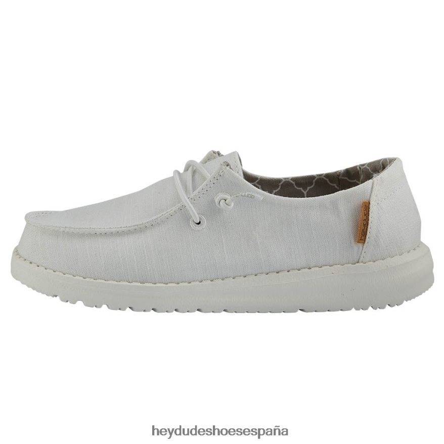 Hey Dude wendy juvenil lino blanco niños TP4X2B202