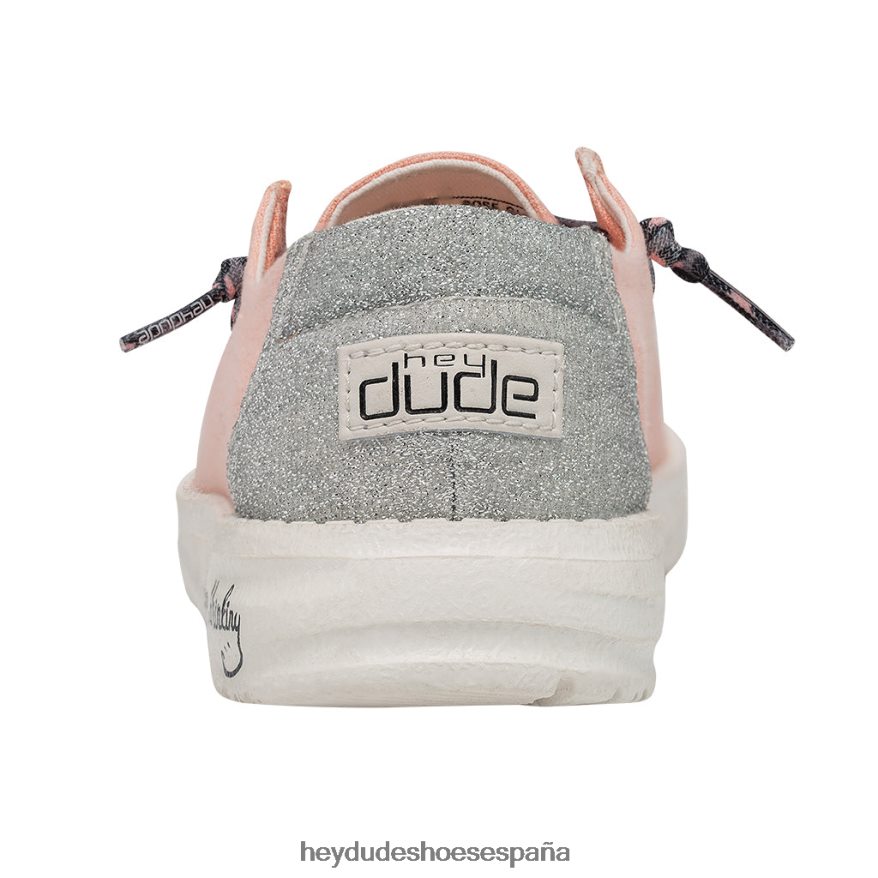 Hey Dude wendy juventud espumoso rosa brillo niños TP4X2B196
