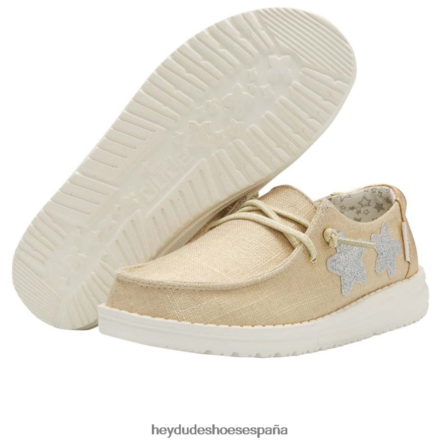 Hey Dude wendy juventud estrella oro niños TP4X2B186
