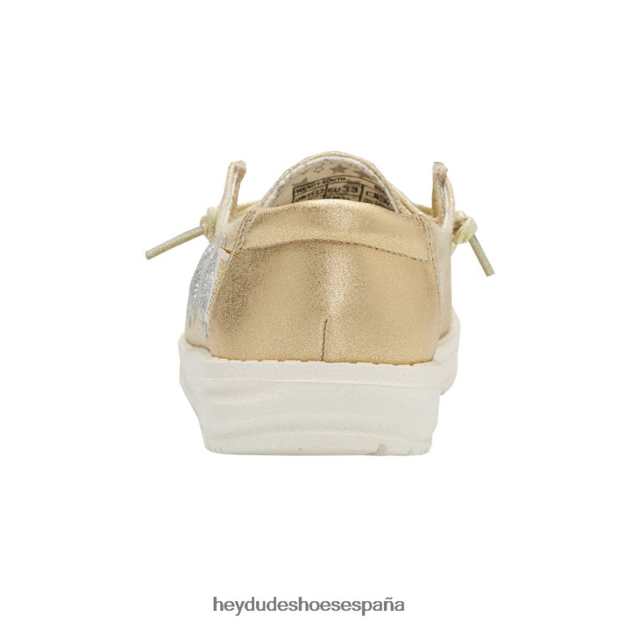 Hey Dude wendy juventud estrella oro niños TP4X2B186